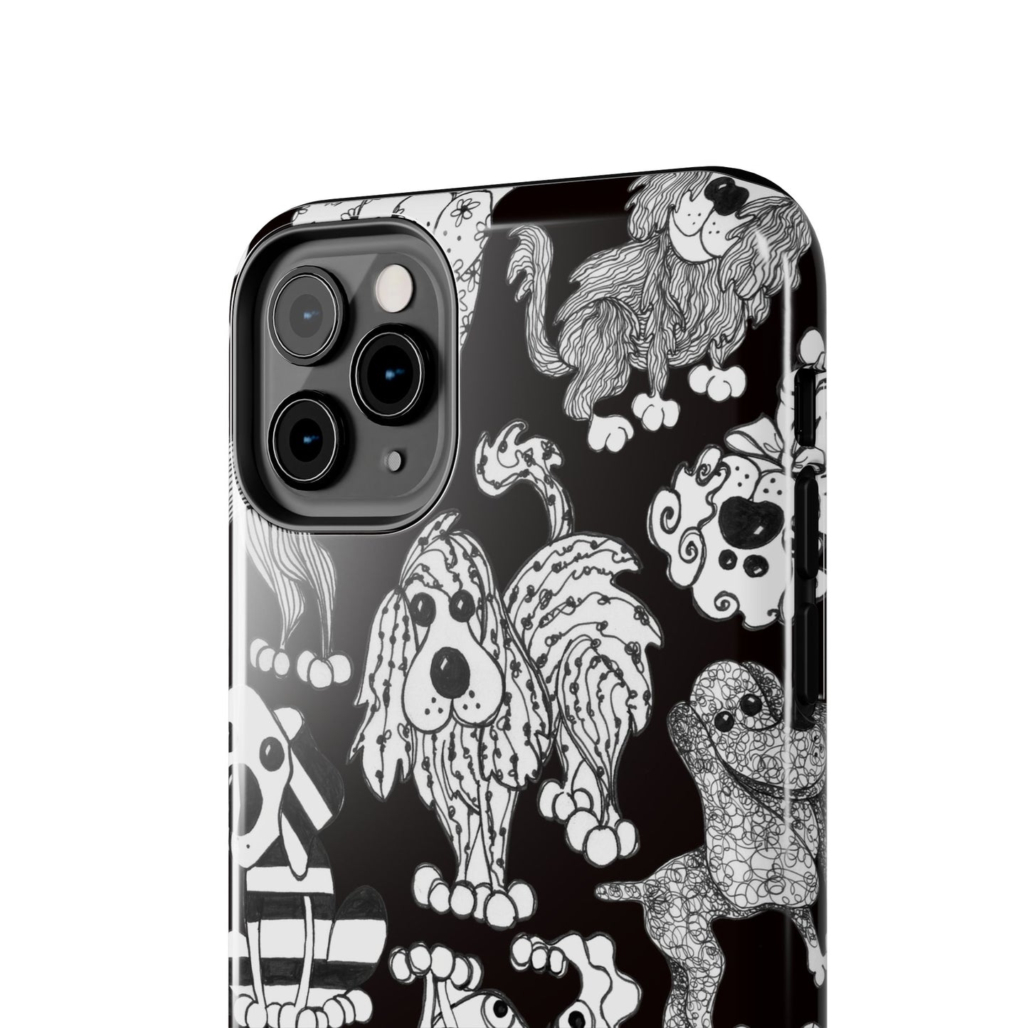 Dear Doggies Black Phone Case
