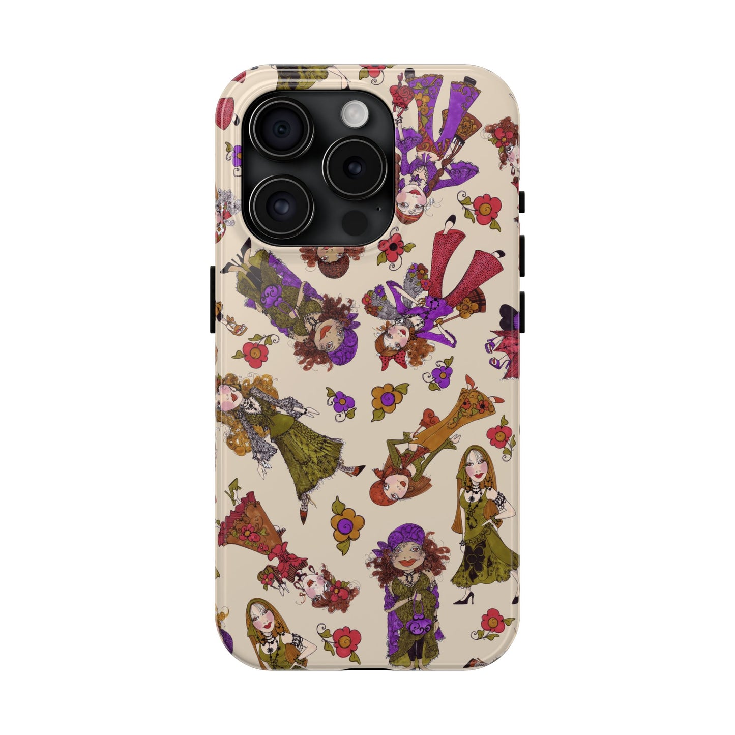 Tossed Gypsies Muslin Phone Case