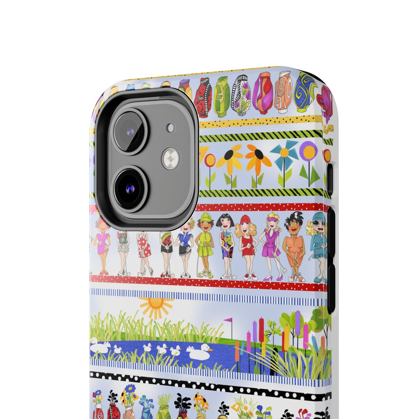 Golf Borders Blue Sky Phone Case