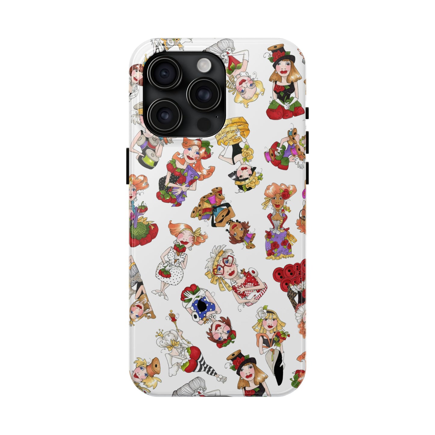Curious Toss White Phone Case