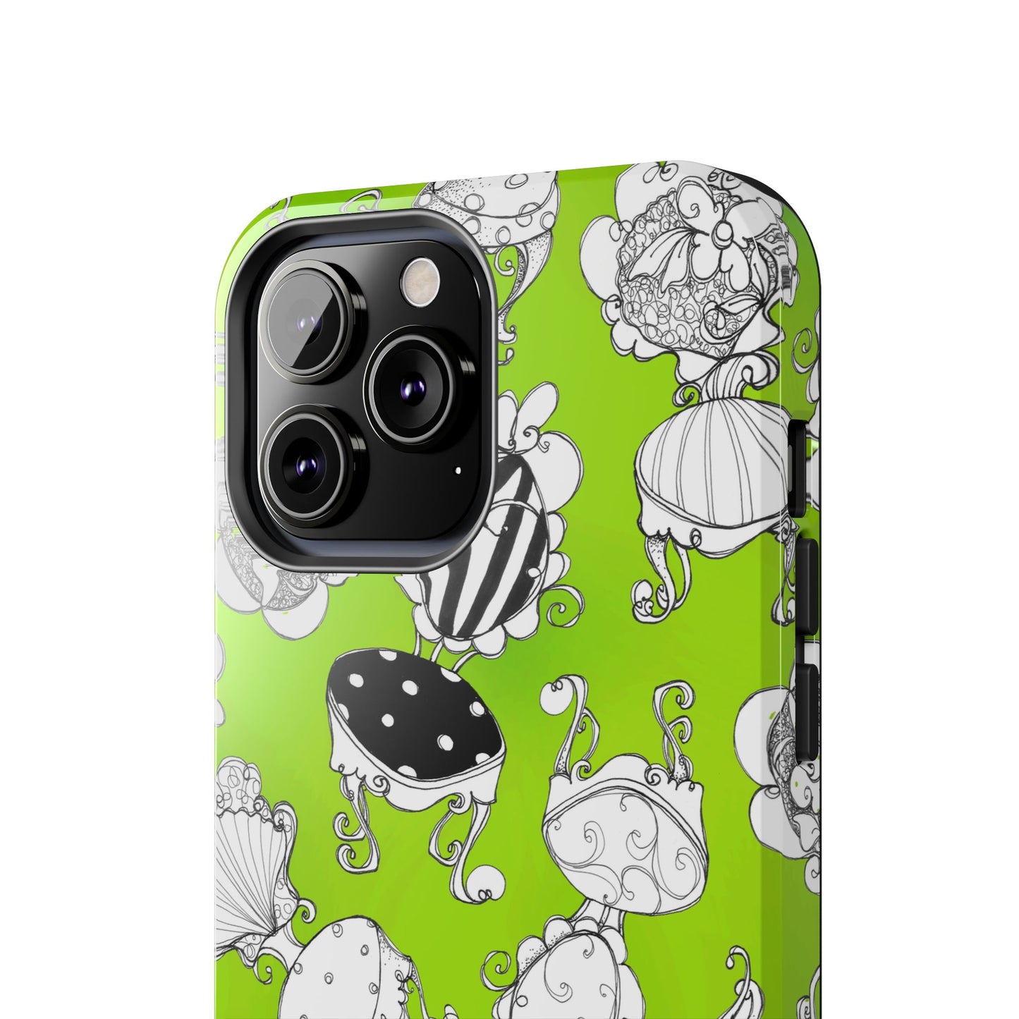 Bistro Chairs Lime Phone Case