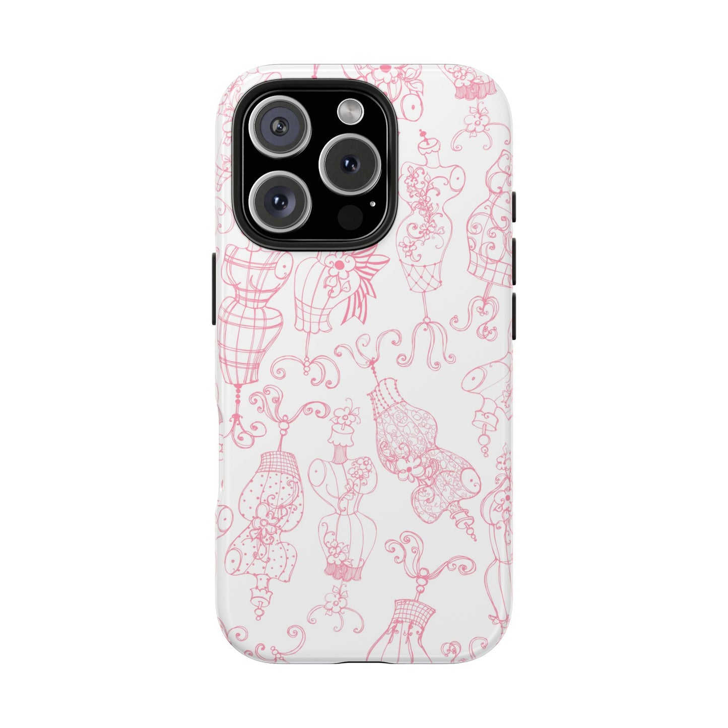 Mannequinique White / Pink Phone Case