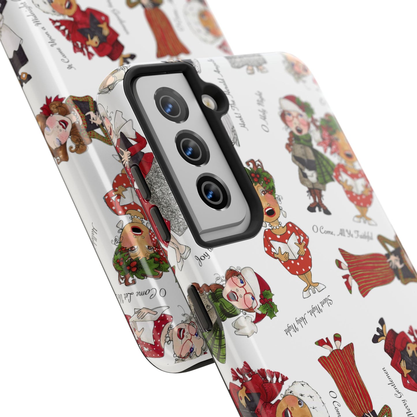 Tossed Carolers Phone Case