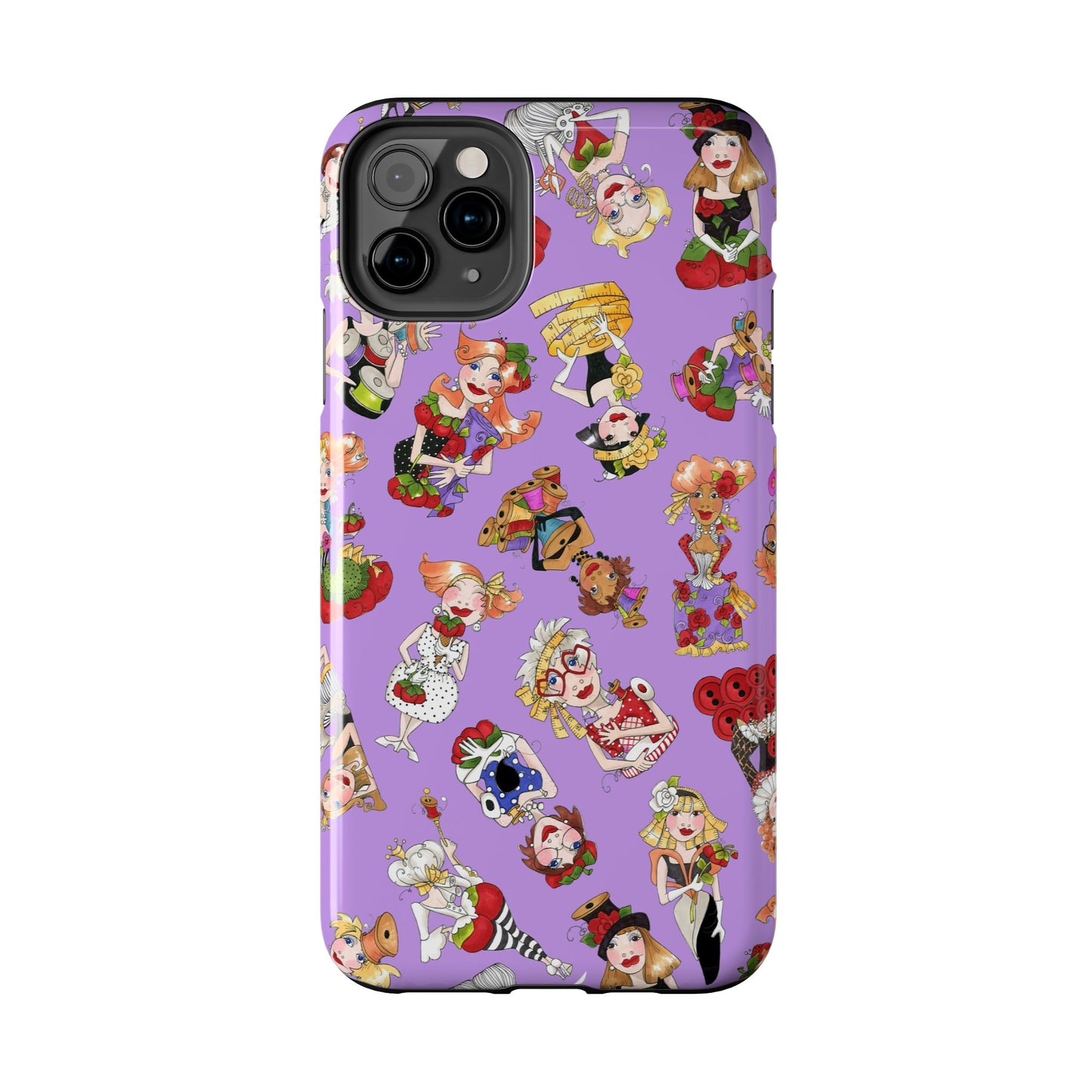 Curious Toss Purple Phone Case