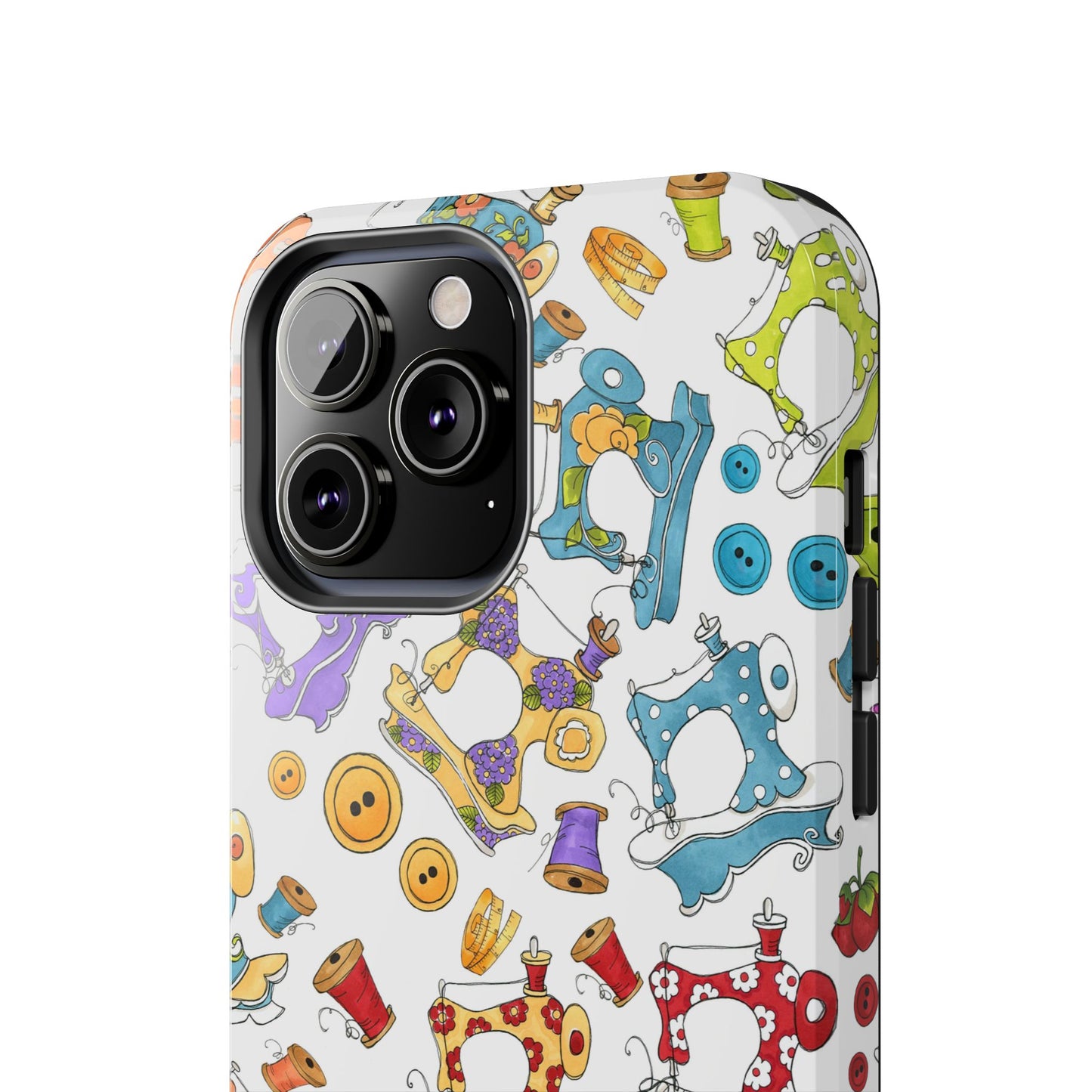 Sew Assorted White Phone Case