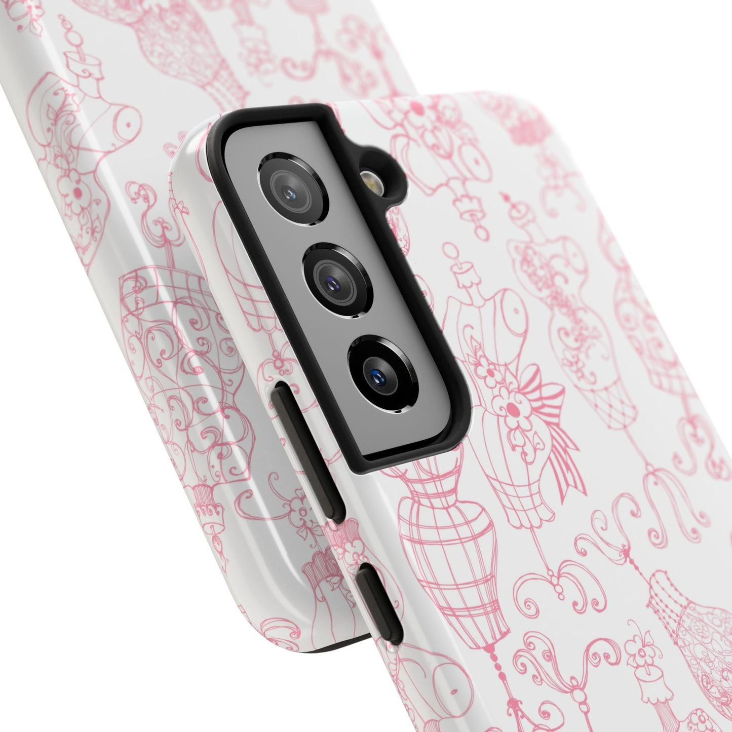 Mannequinique White / Pink Phone Case