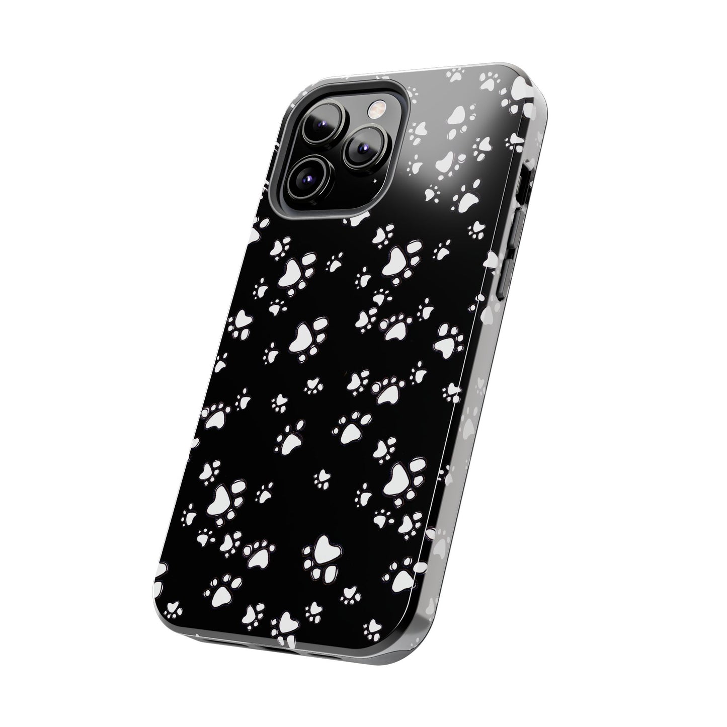 Paw Flakes Black Phone Case