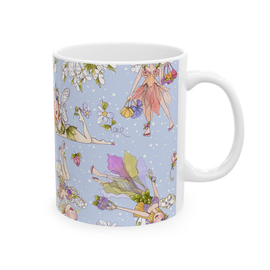 Tossed Fairies Blue Cup