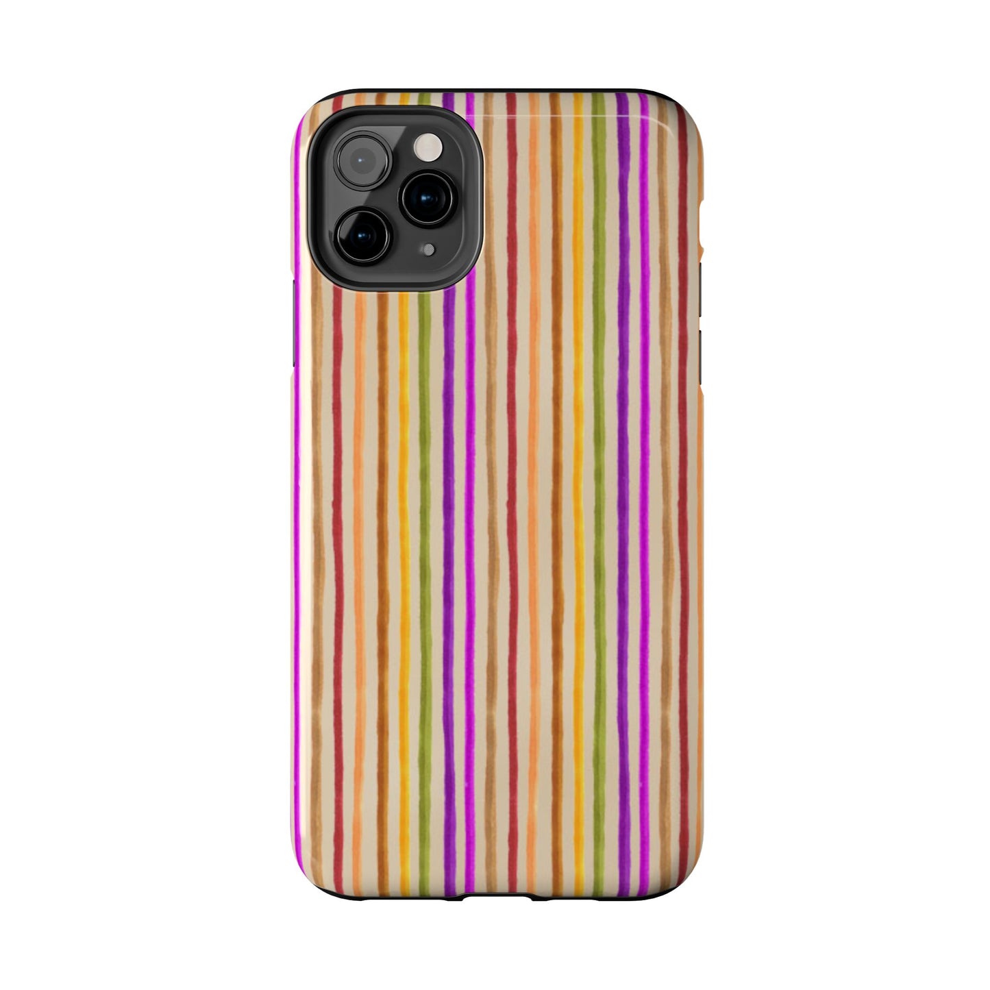 Spice Stripe Muslin Phone Case