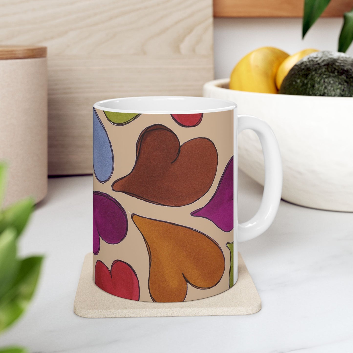 Big Hearted Khaki Cup