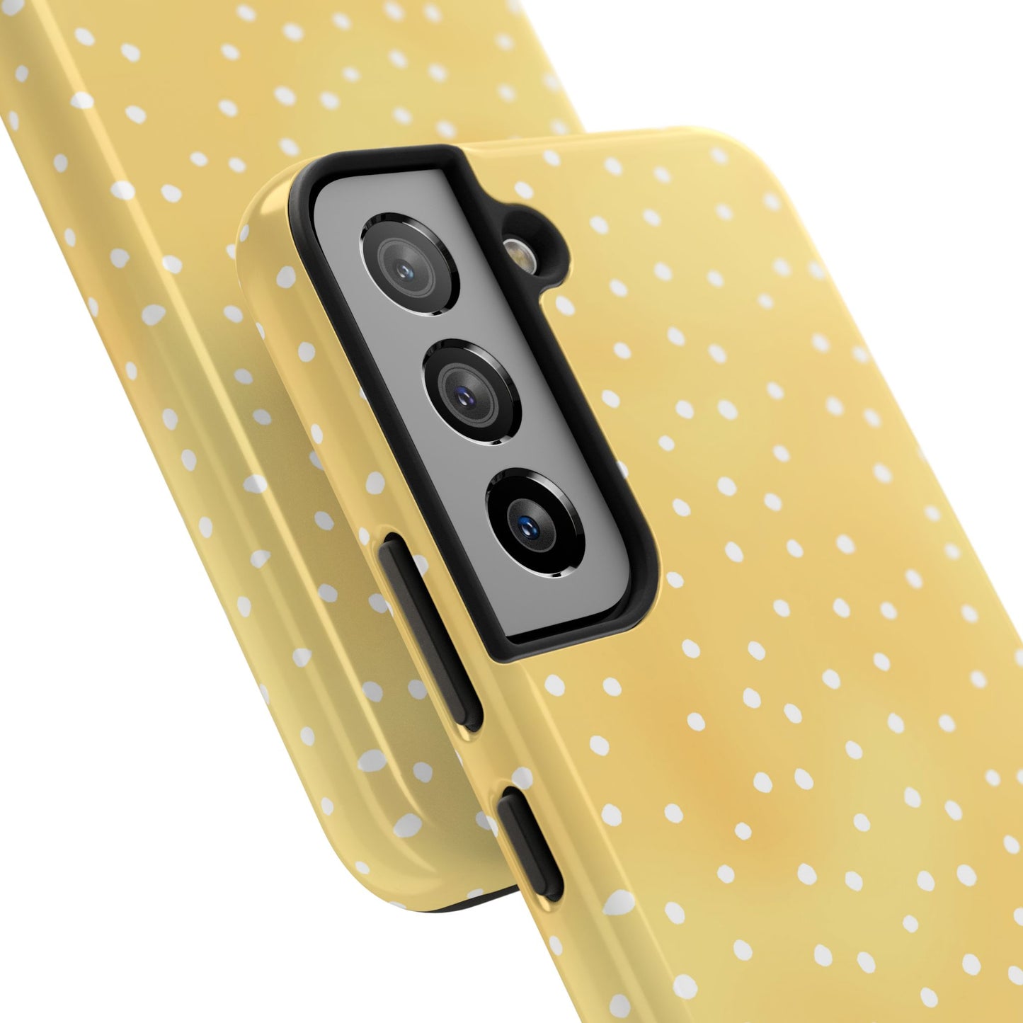 Dinky Dots Sunshine / White Phone Case