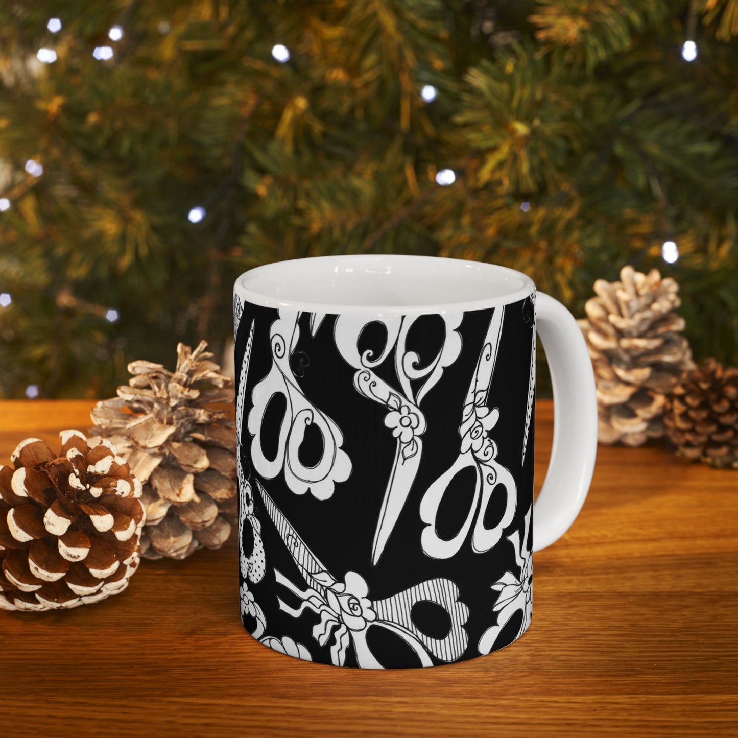 Scissor Blizzard Black / White Cup