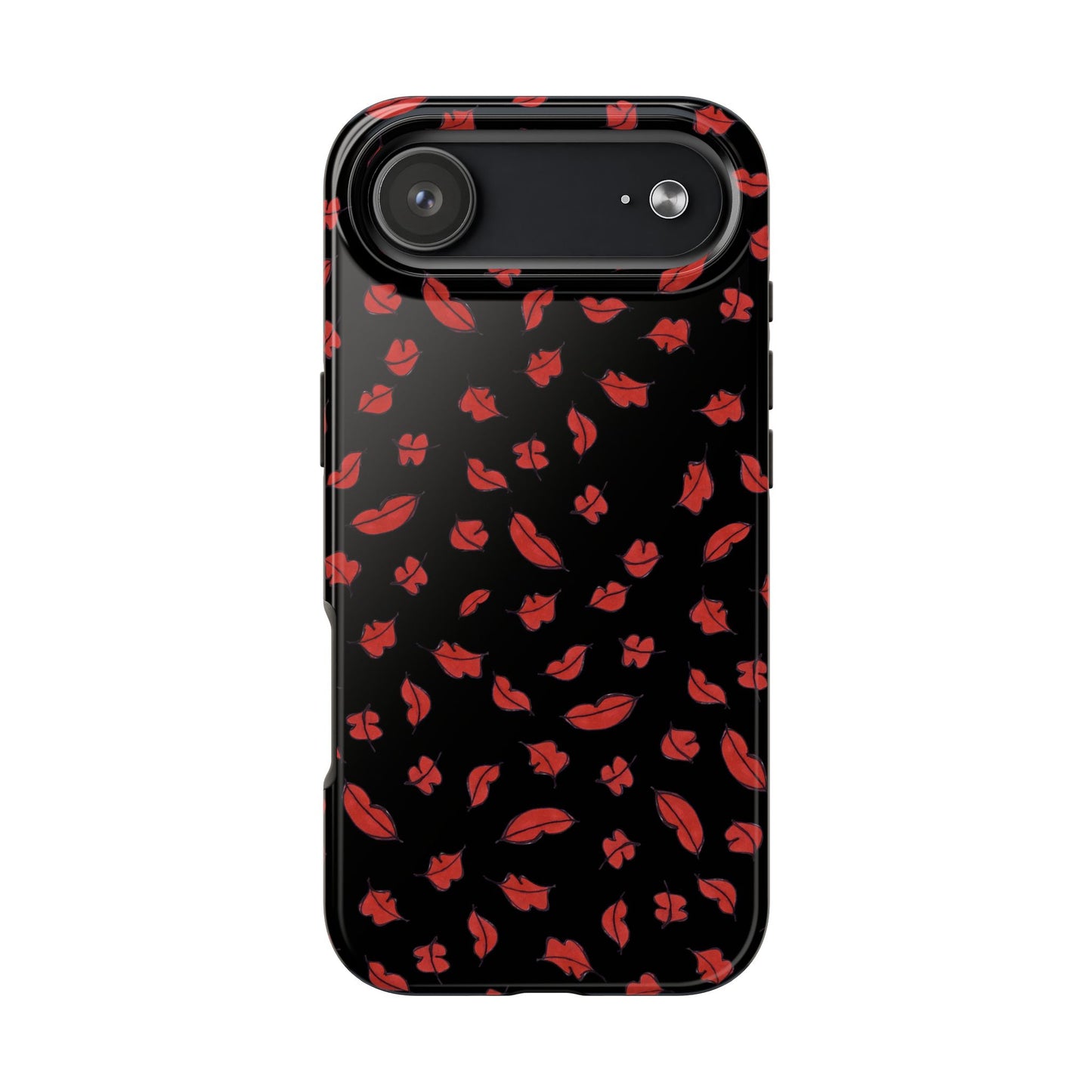 Autumn Lips Black Phone Case