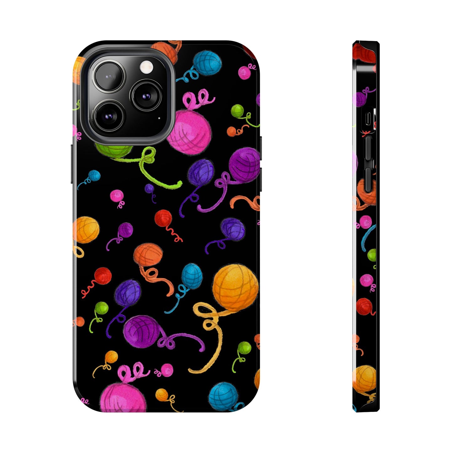 Yarniverse Black Phone Case