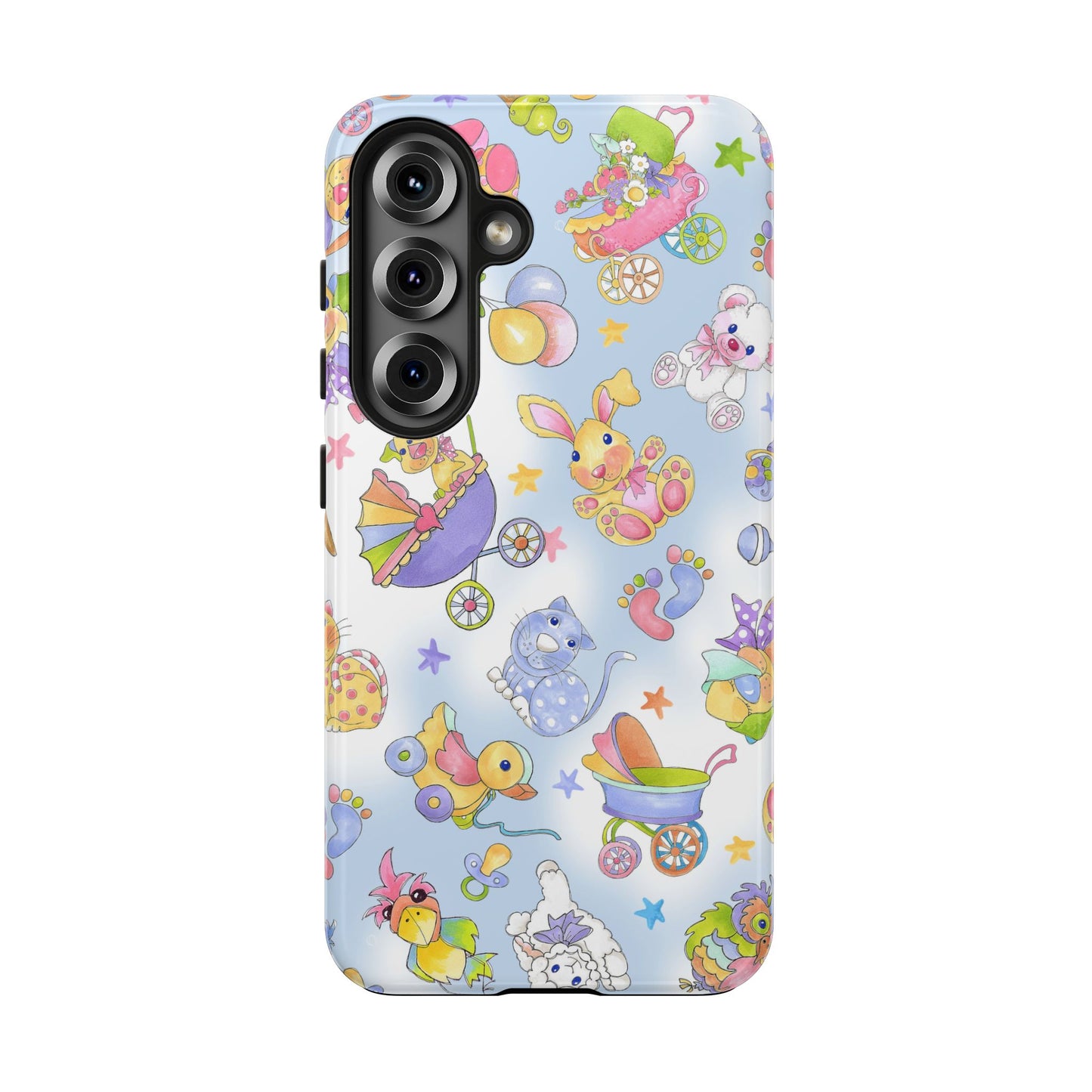 Busy Baby Blue Sky Phone Case