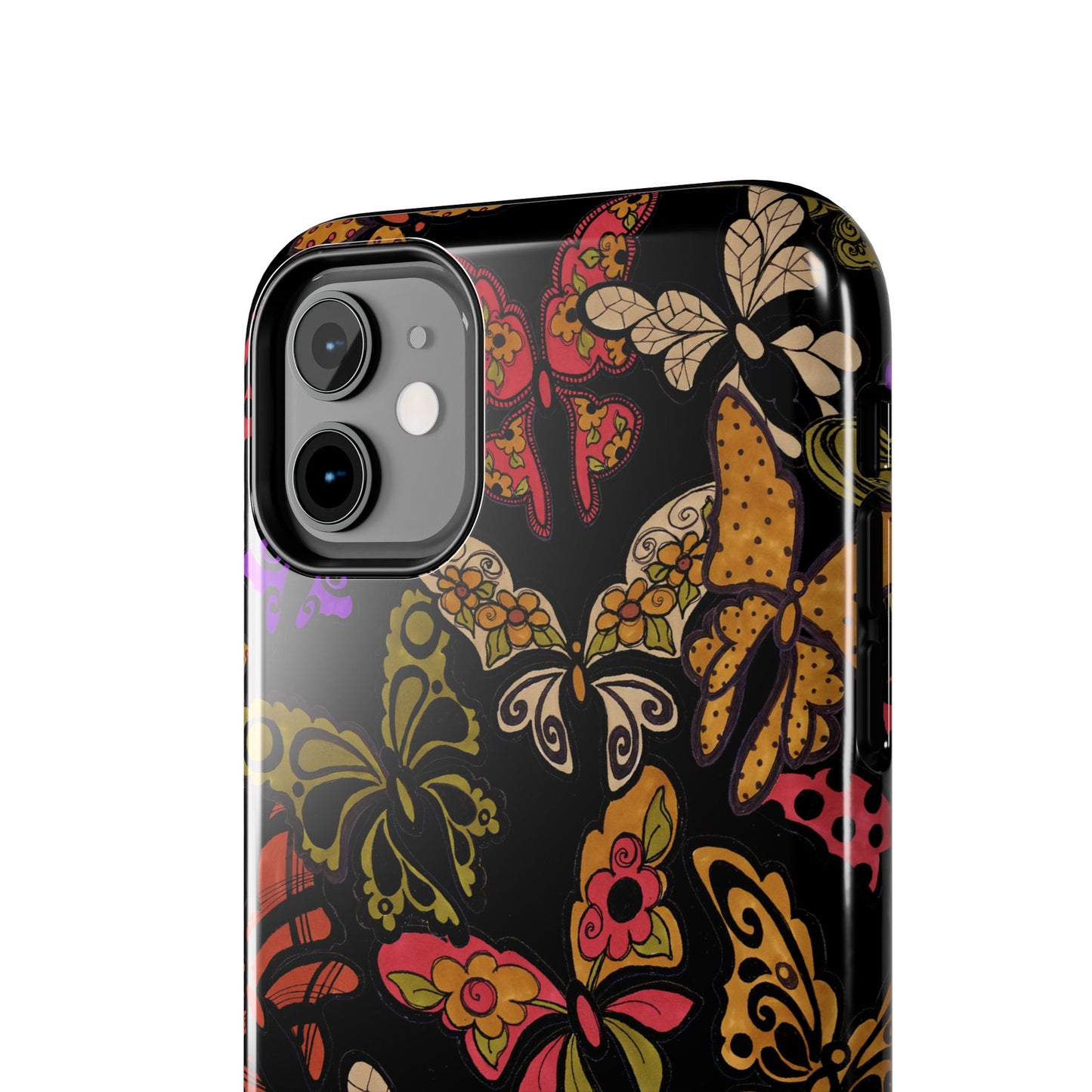 Flighty Black Phone Case