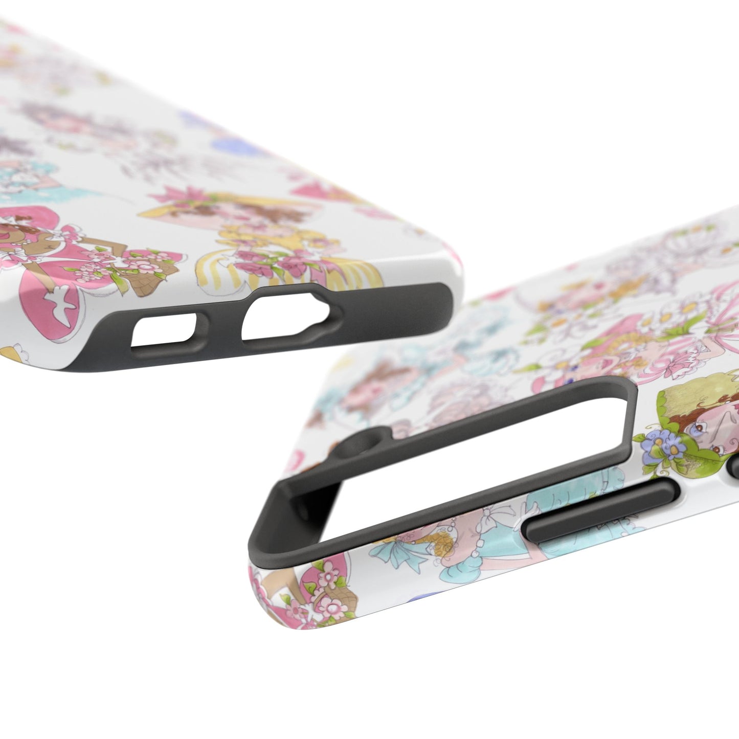 Tossed Belles White Phone Case