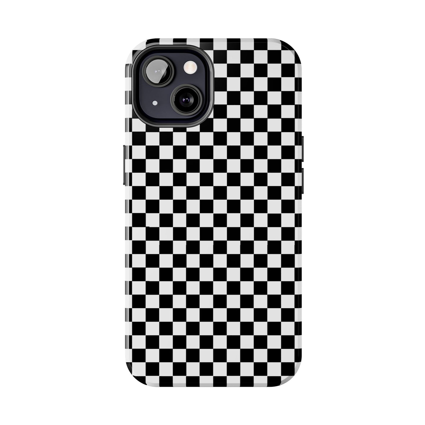 Checkerboard Black / White Phone Case