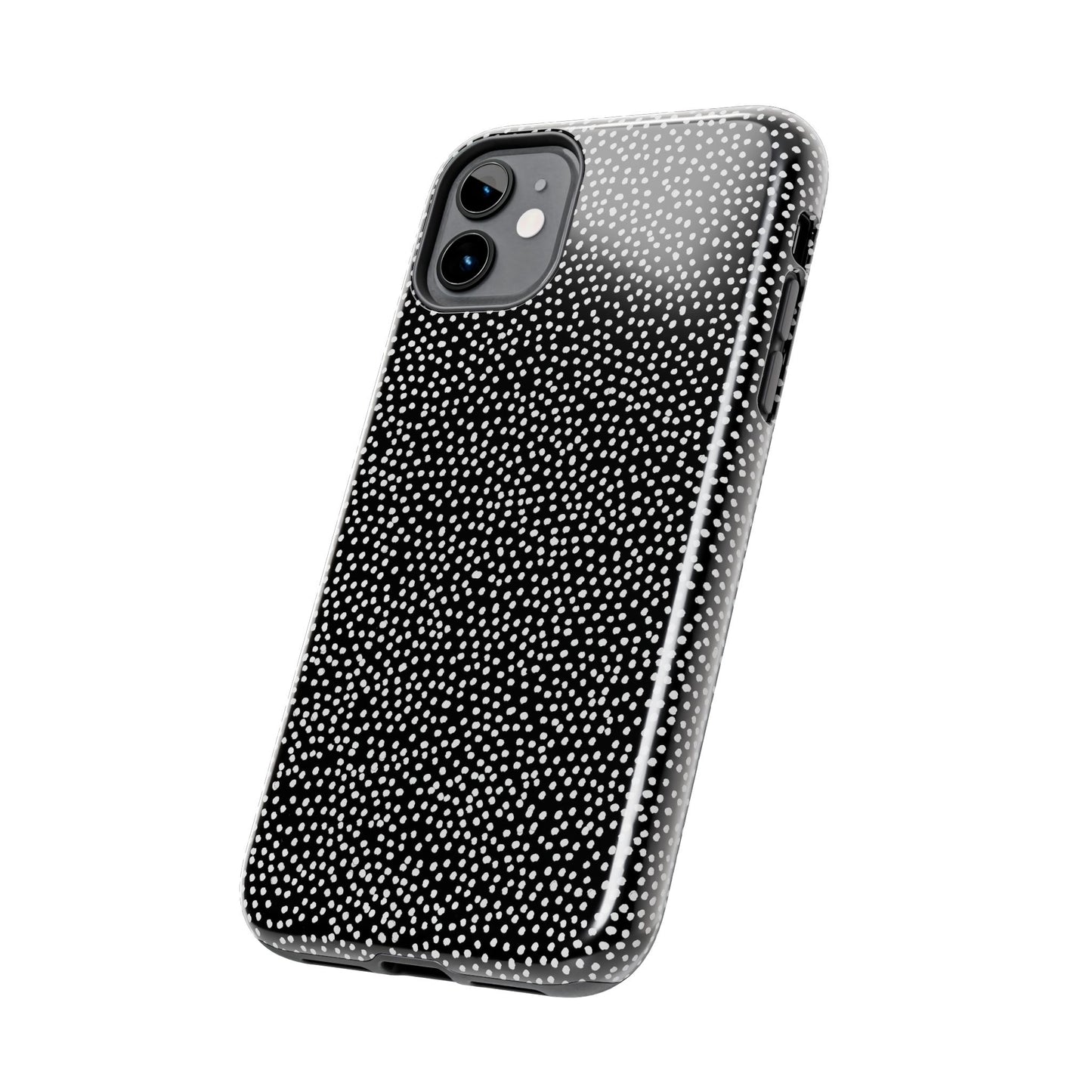 Baby Dots Black / White Phone Case