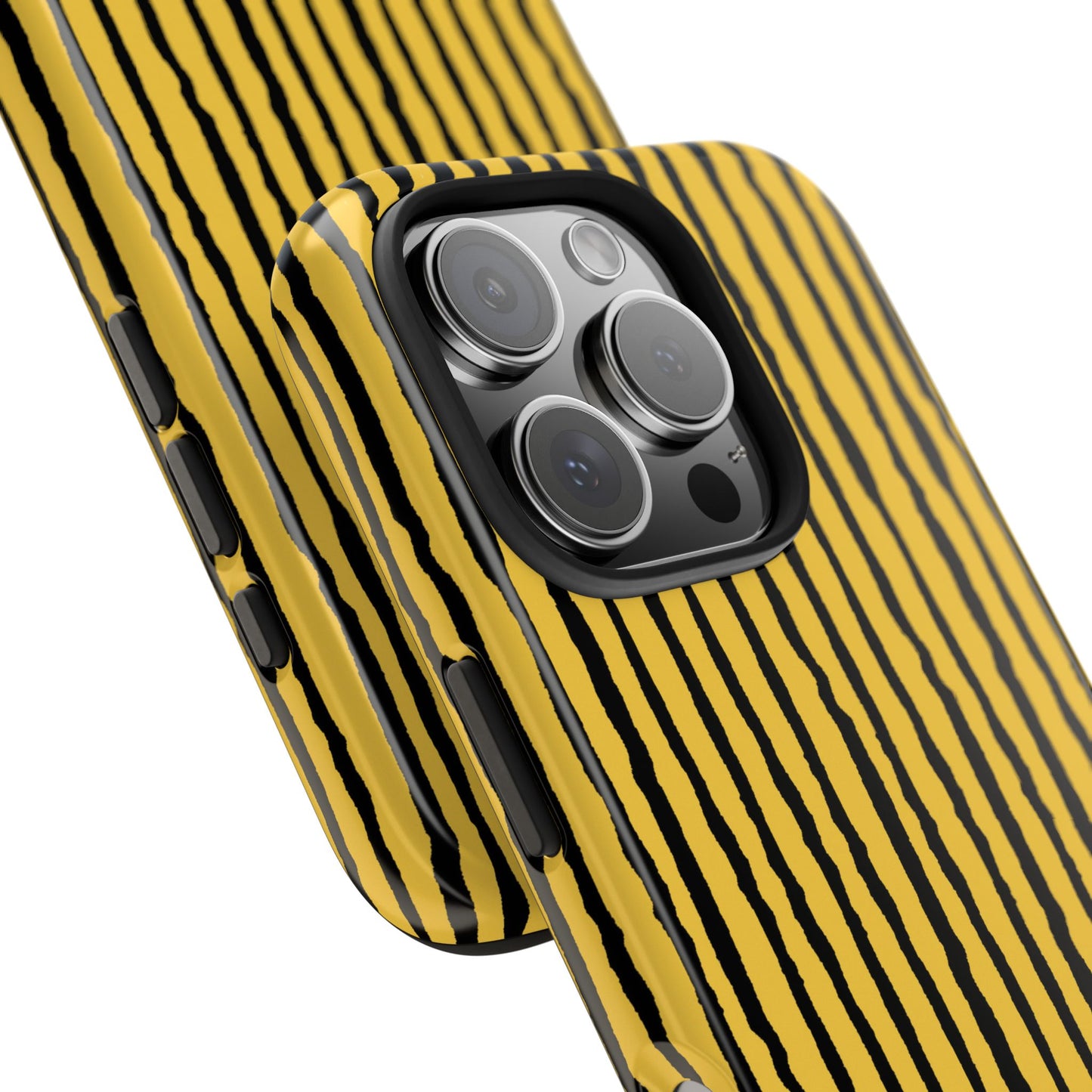Sorta Stripe Yellow / Black Phone Case