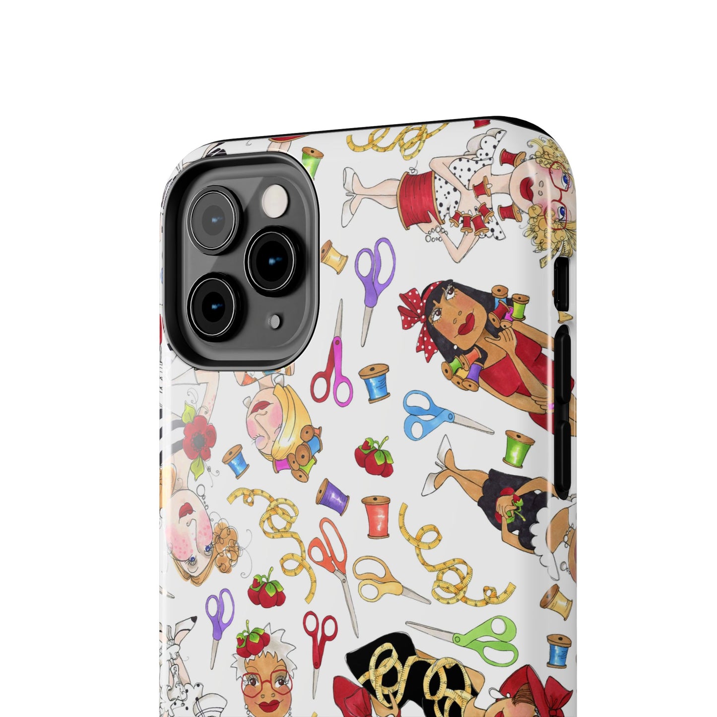 Sew Tossed White Phone Case