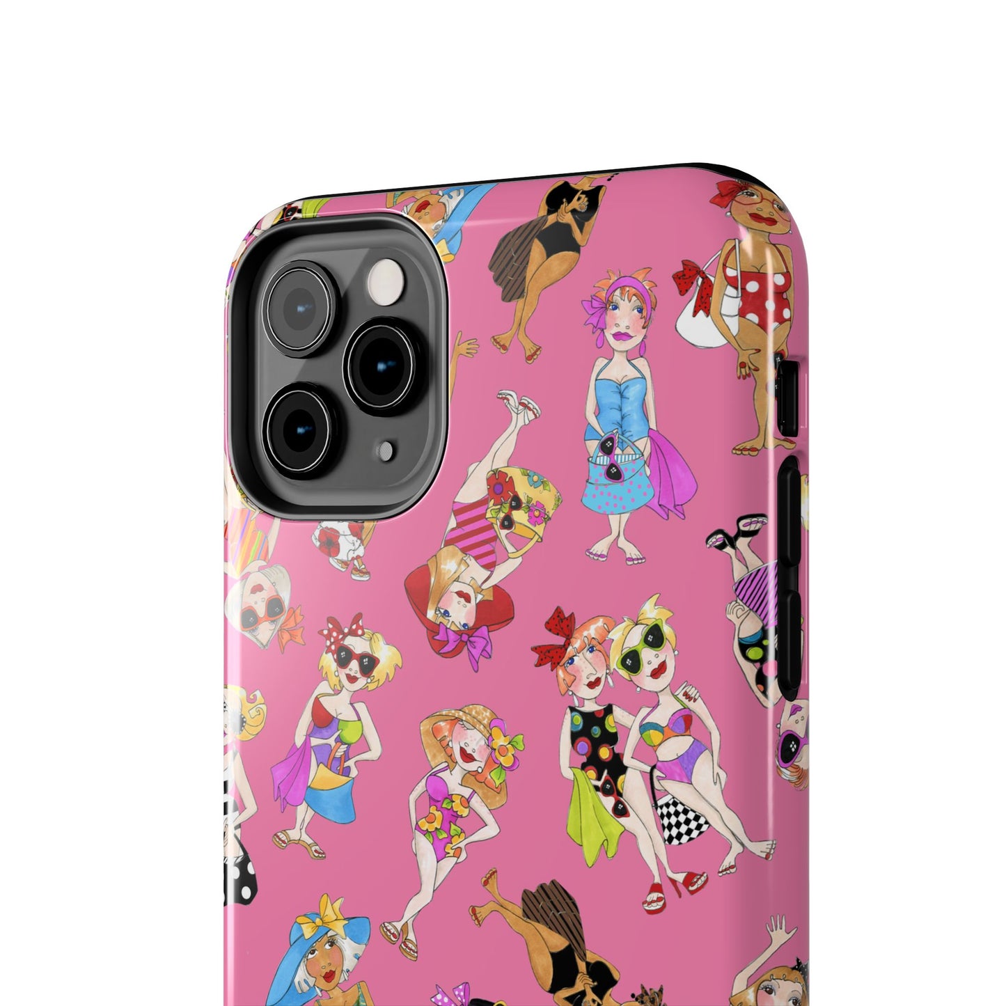 Tossed Beauties Pink Phone Case
