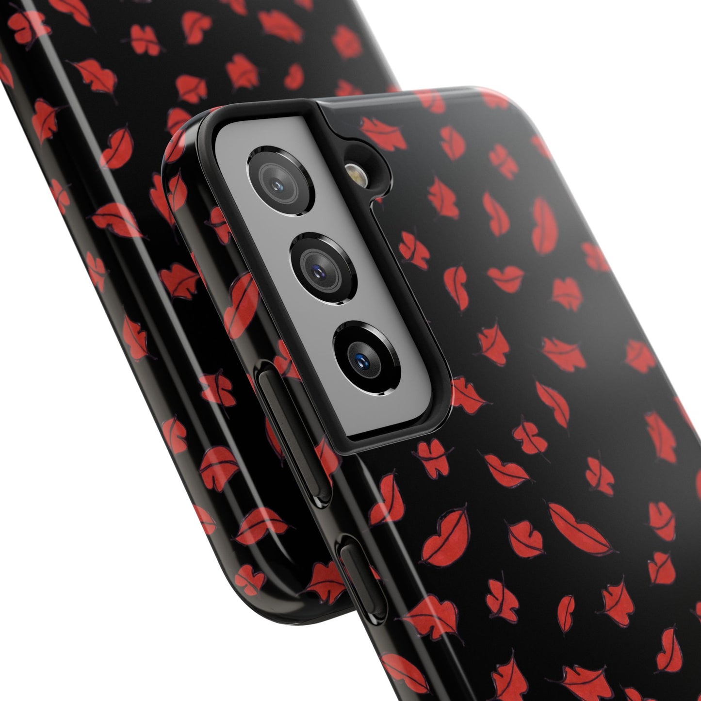 Autumn Lips Black Phone Case