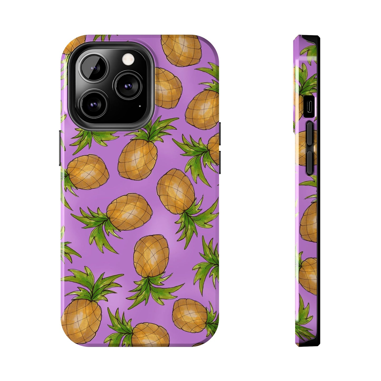Pineapple Toss Lilac Phone Case