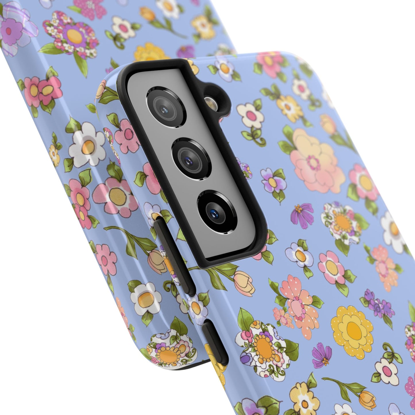 Flowery Blue Phone Case
