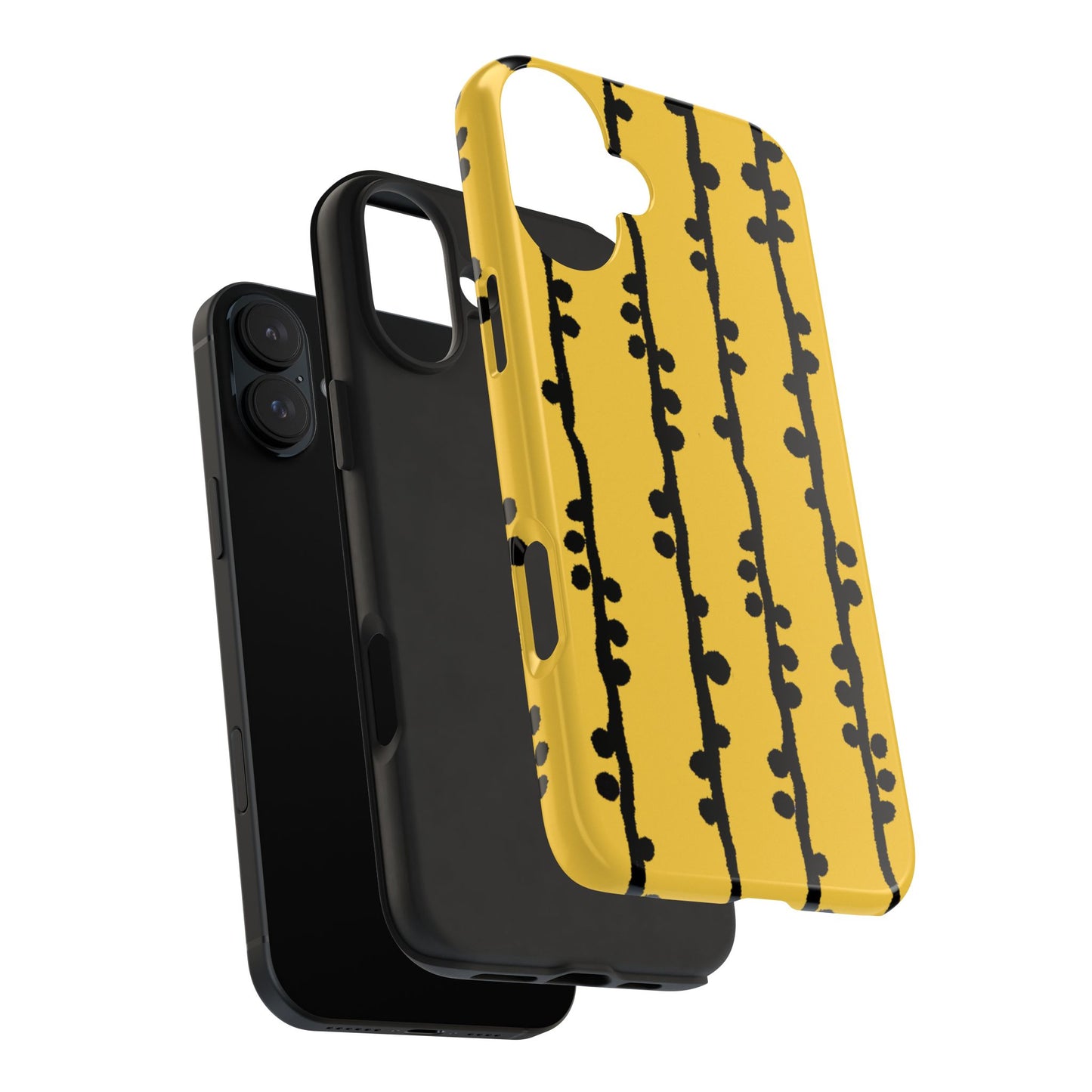 Loopy Stripe Yellow Phone Case