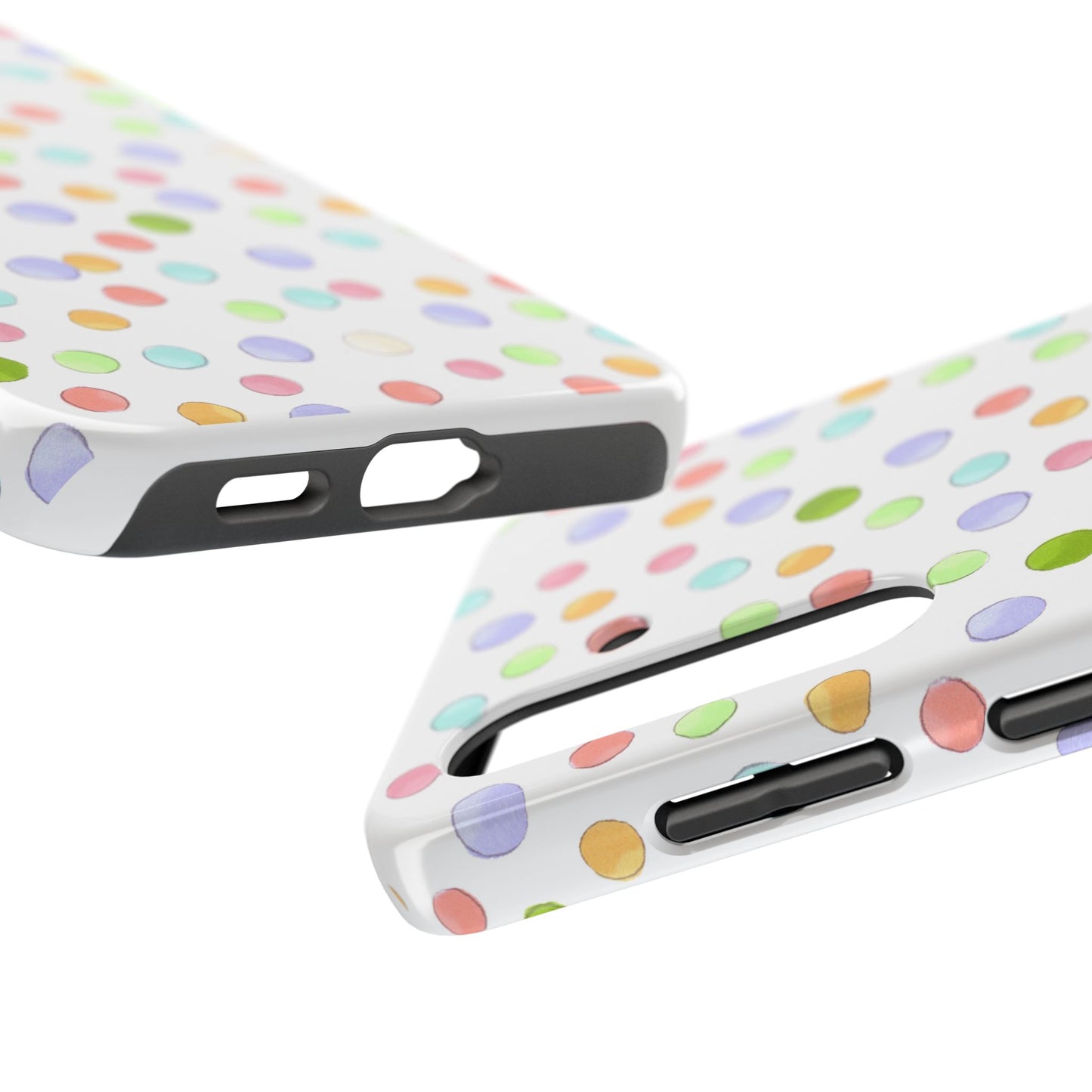 Happy Dots White Phone Case