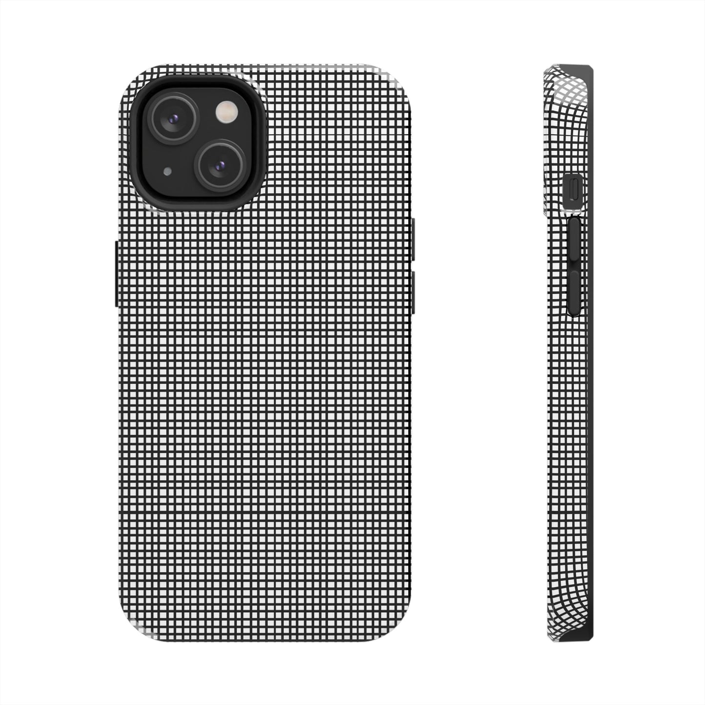 Window Pane White / Black Phone Case