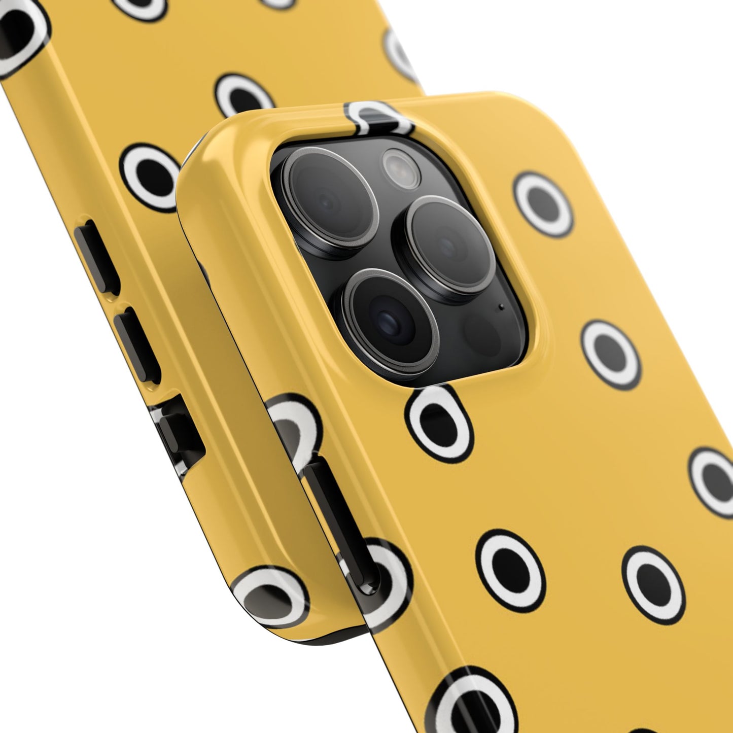CD Dots Yellow / Black Phone Case