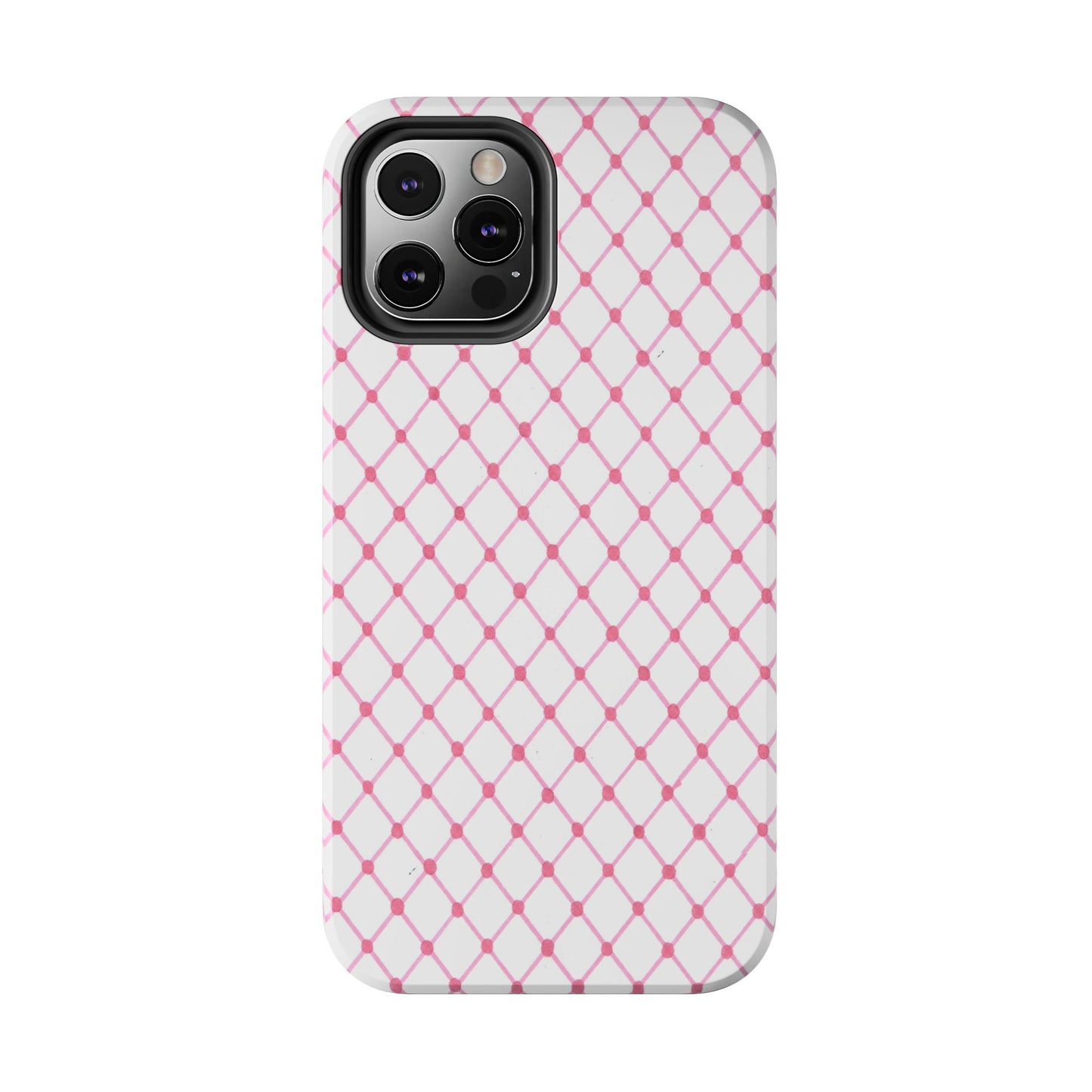 Diamond White / Pink Phone Case
