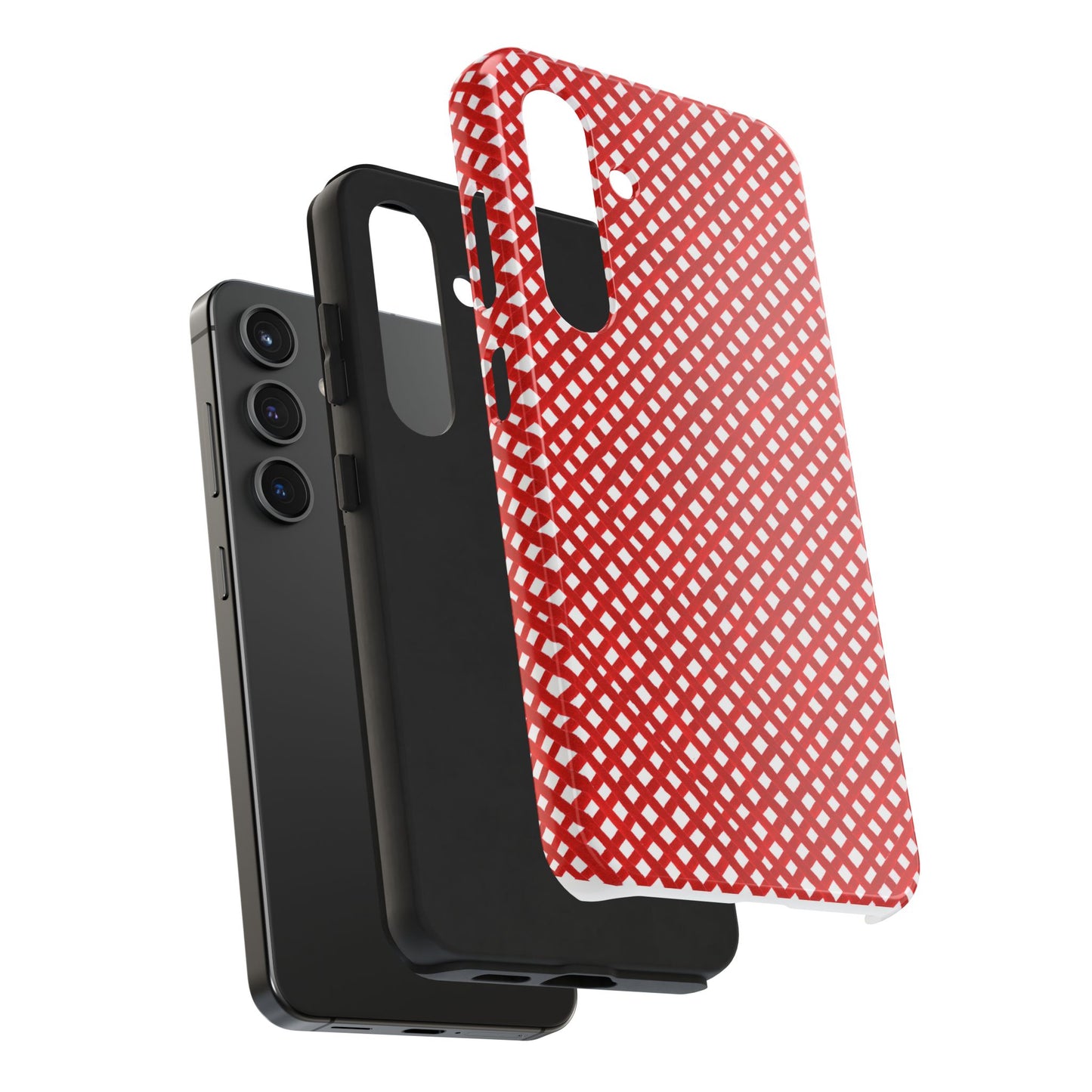 Trellis Check Red Phone Case