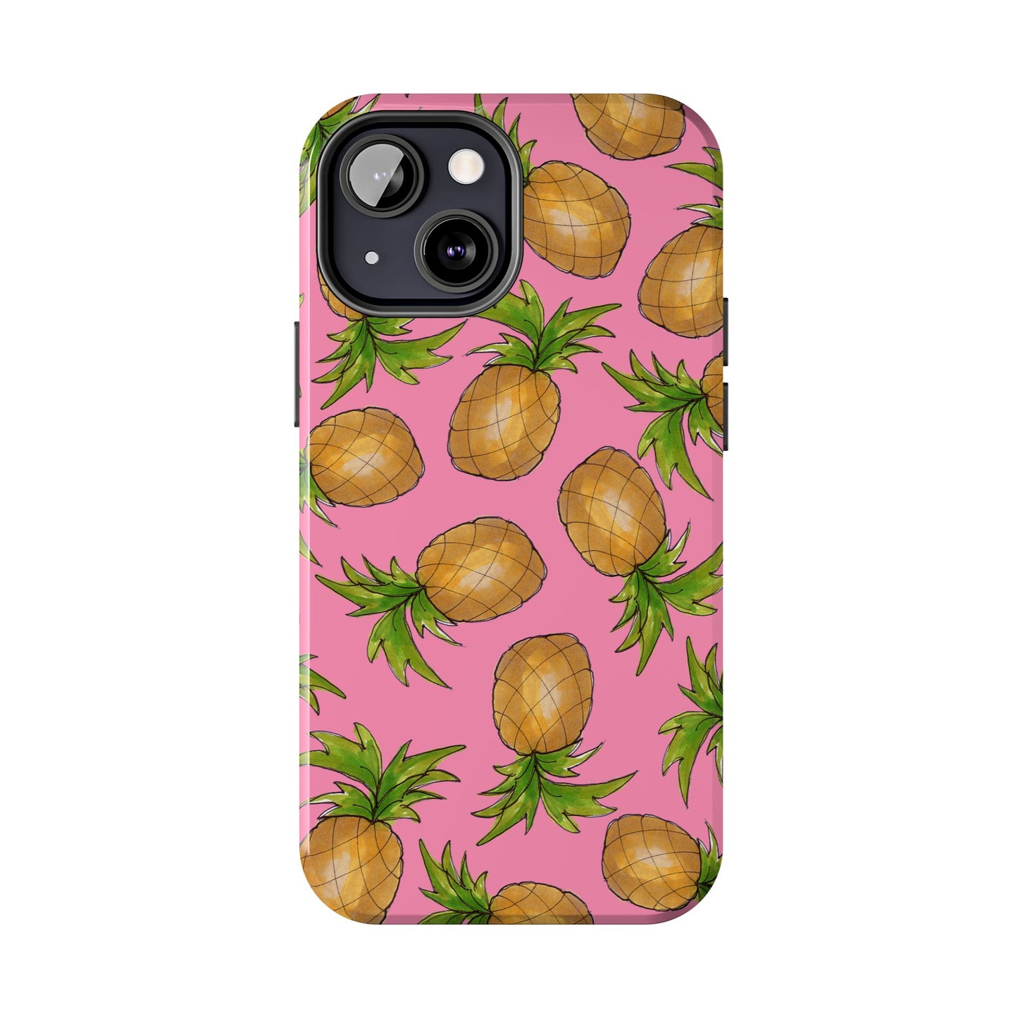 Pineapple Toss Pink Phone Case