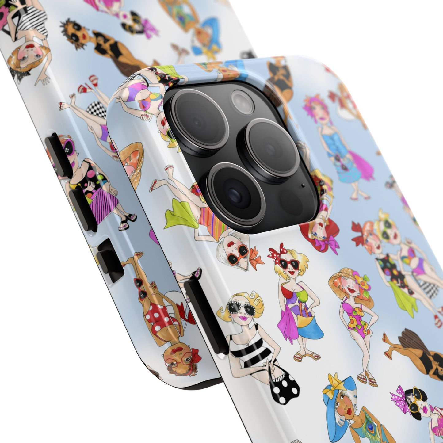 Tossed Beauties Blue Sky Phone Case