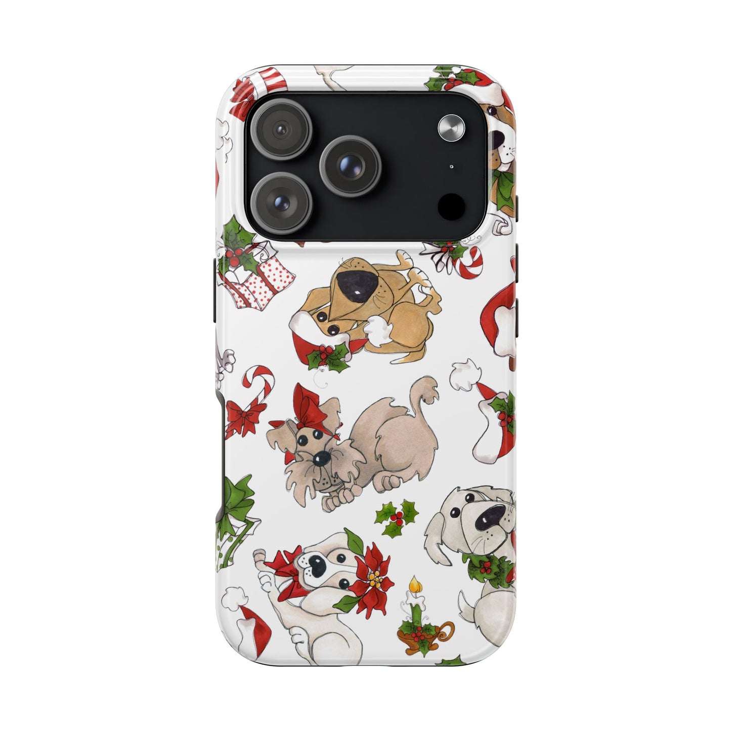 Doggie Toss White Phone Case