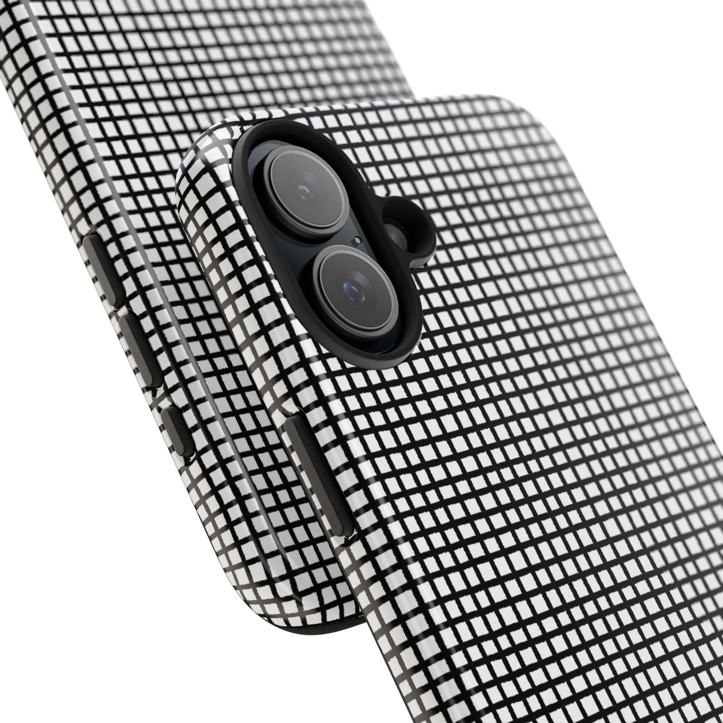 Chipper Check Black Phone Case