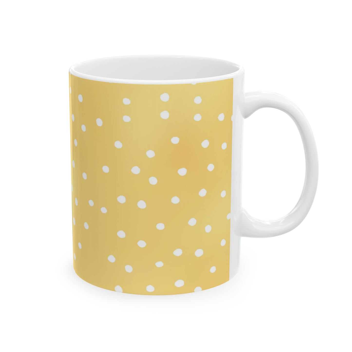 Dinky Dots Sunshine / White Cup