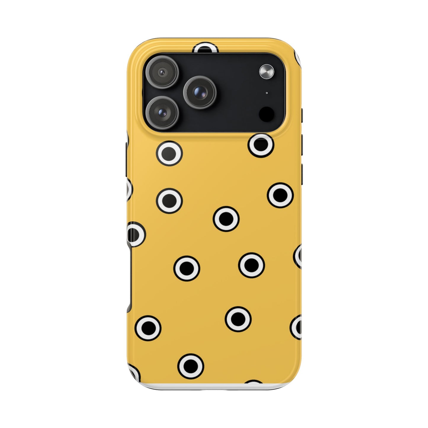 CD Dots Yellow / Black Phone Case