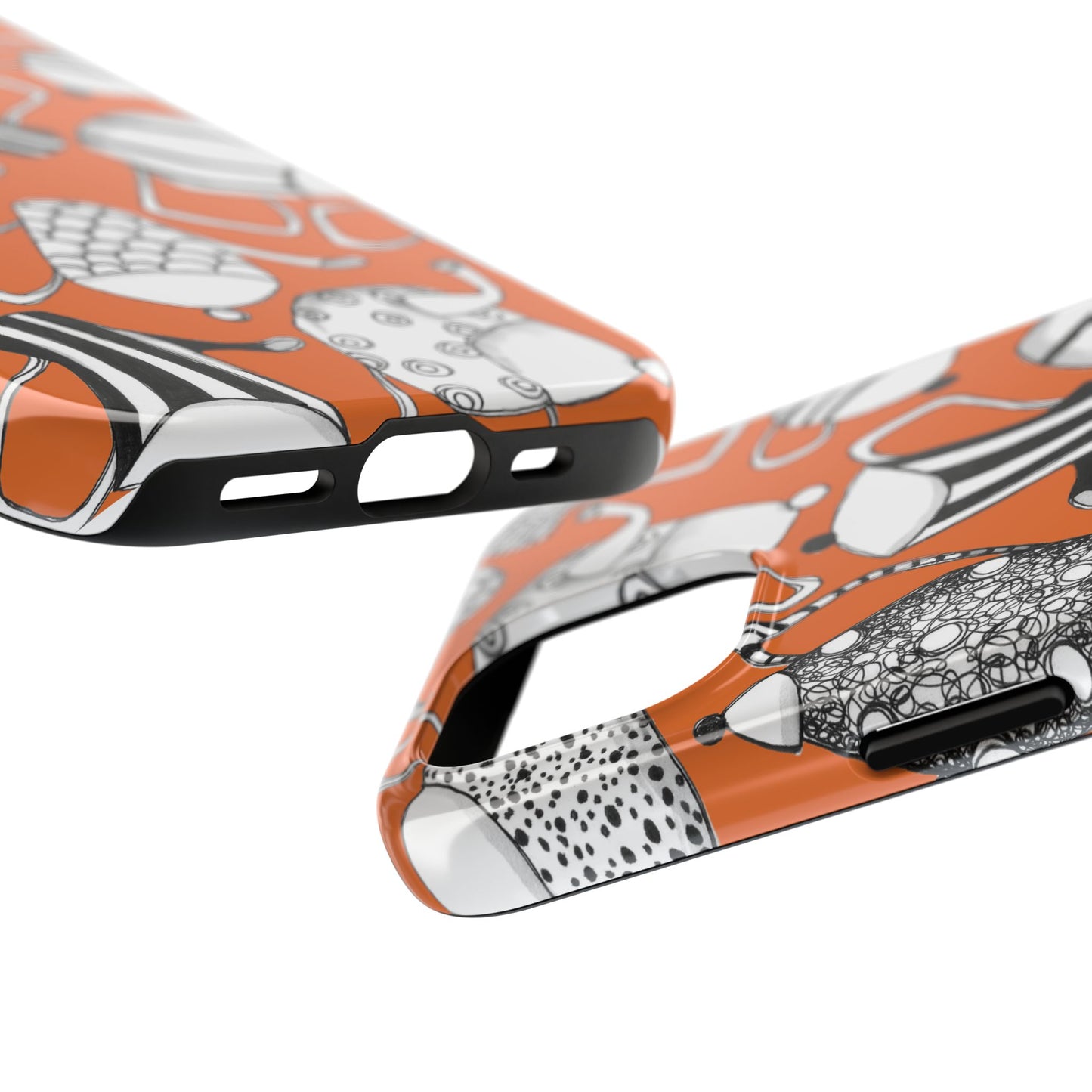 Coffee, Tea Anyone? Orange Phone Case