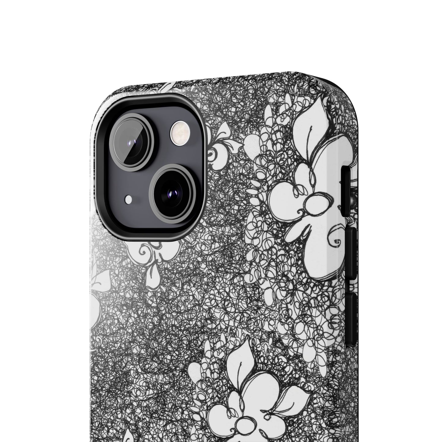 Flower Scribbles Phone Case