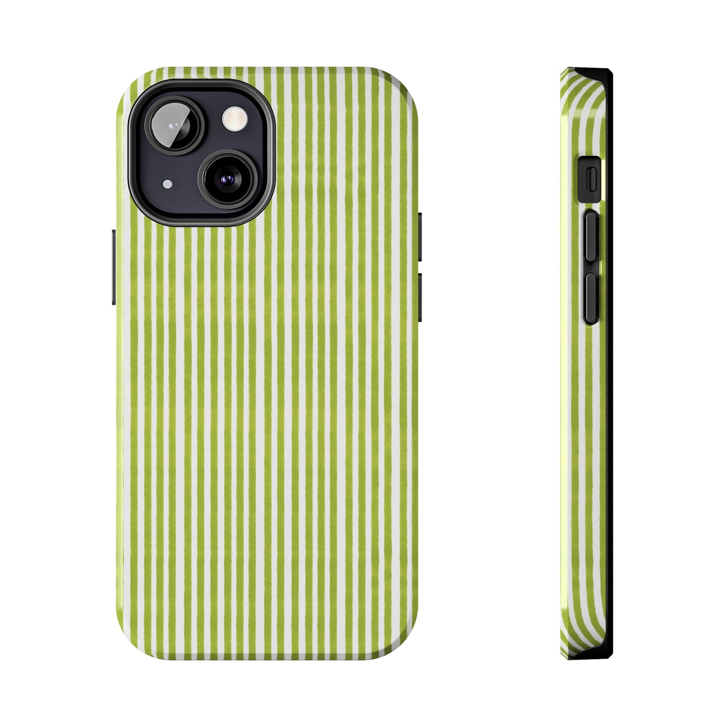 Lazy Stripe Lime Phone Case