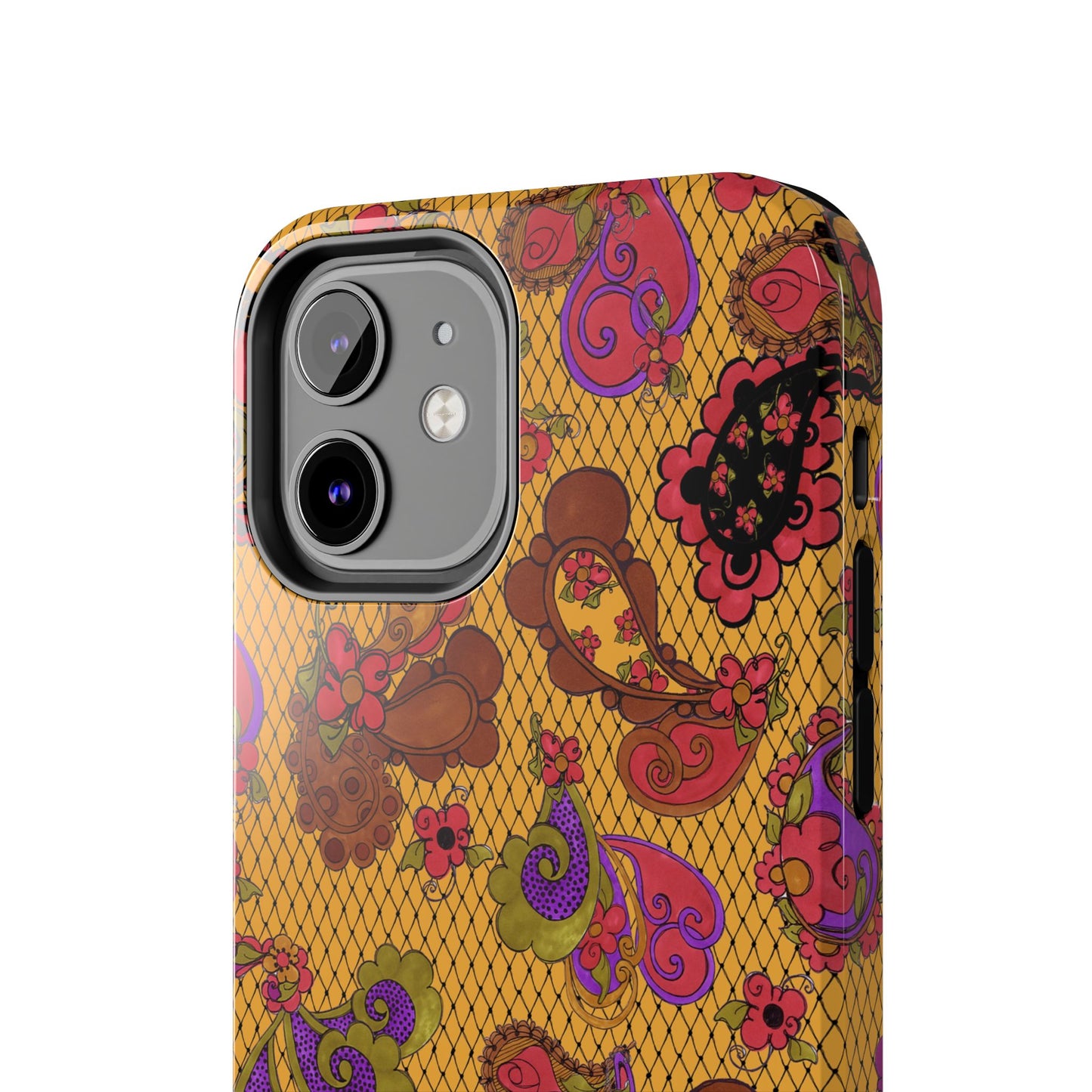 Posie Paisley Gold Phone Case