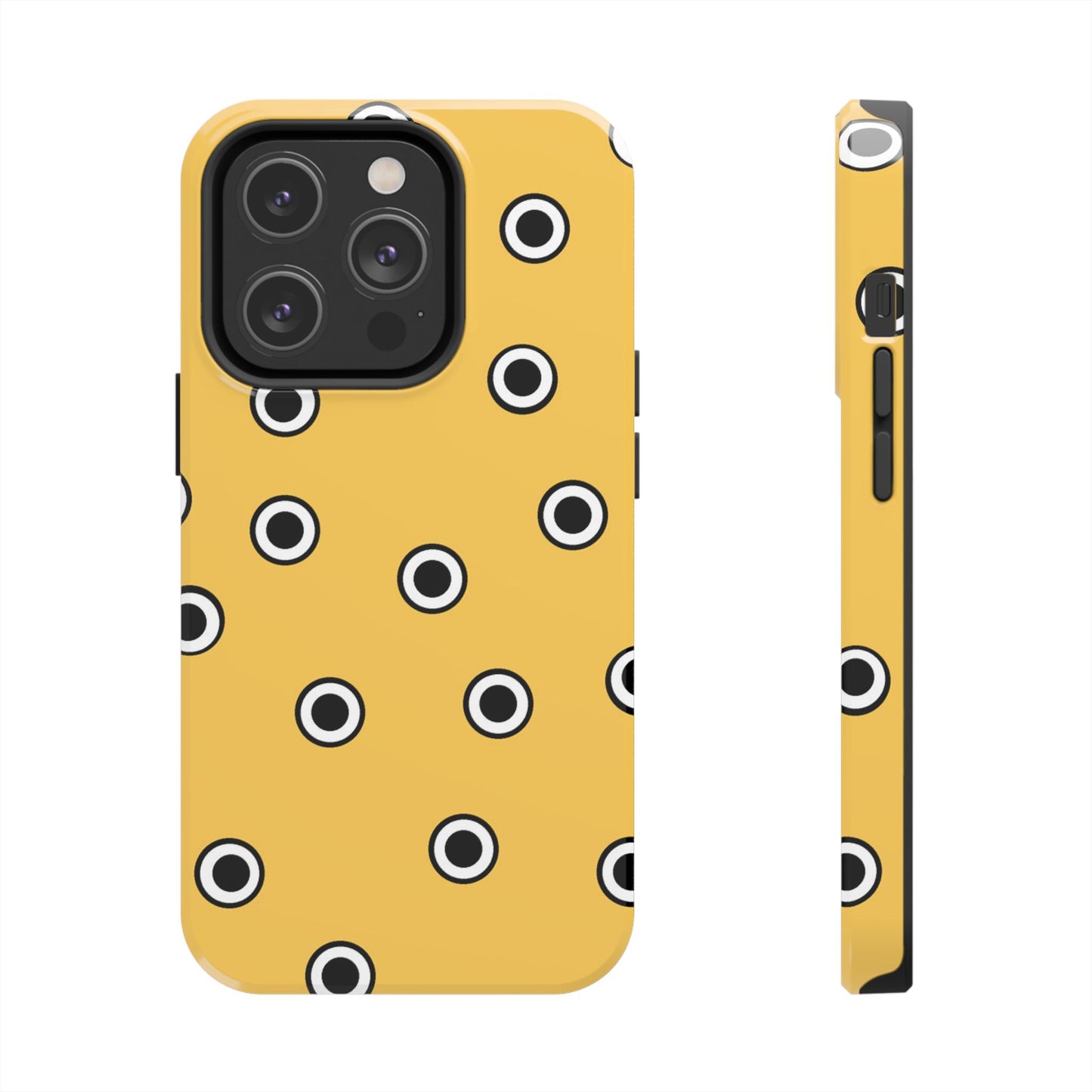 CD Dots Yellow / Black Phone Case