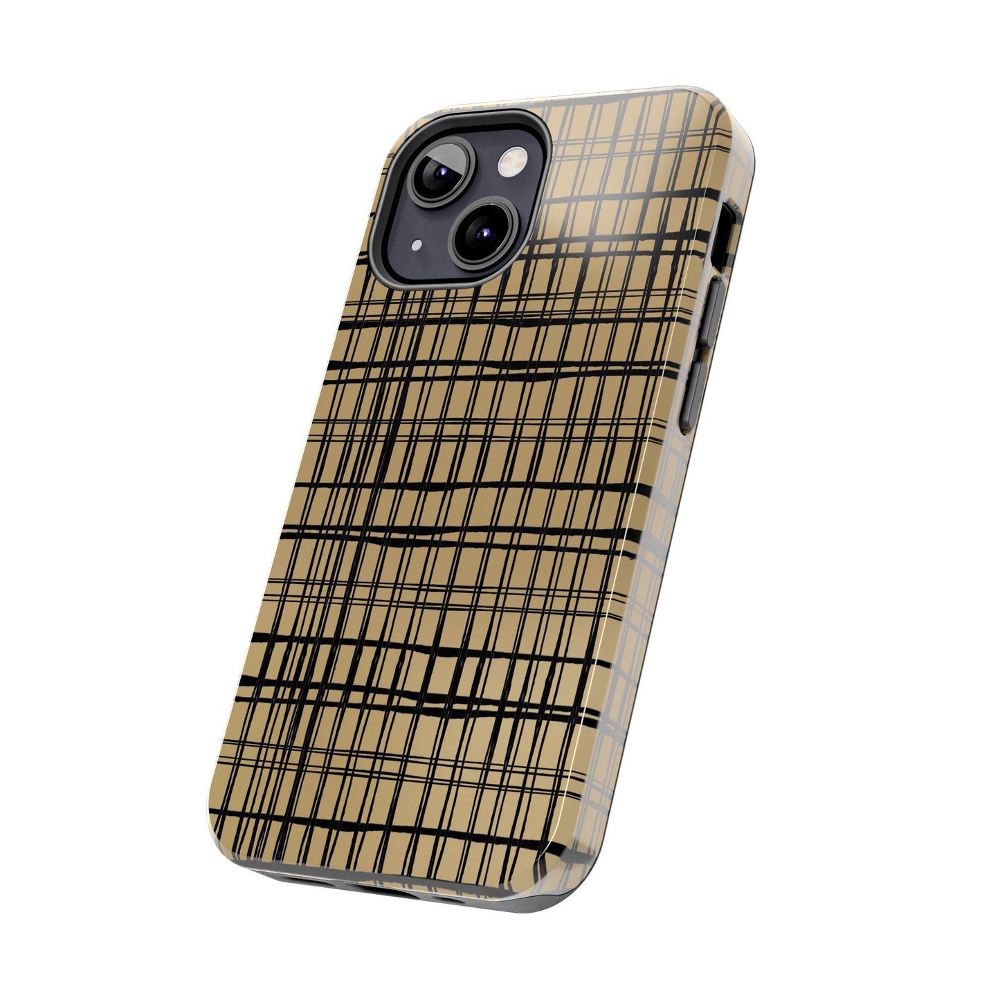 Doggie Fence Tan Phone Case