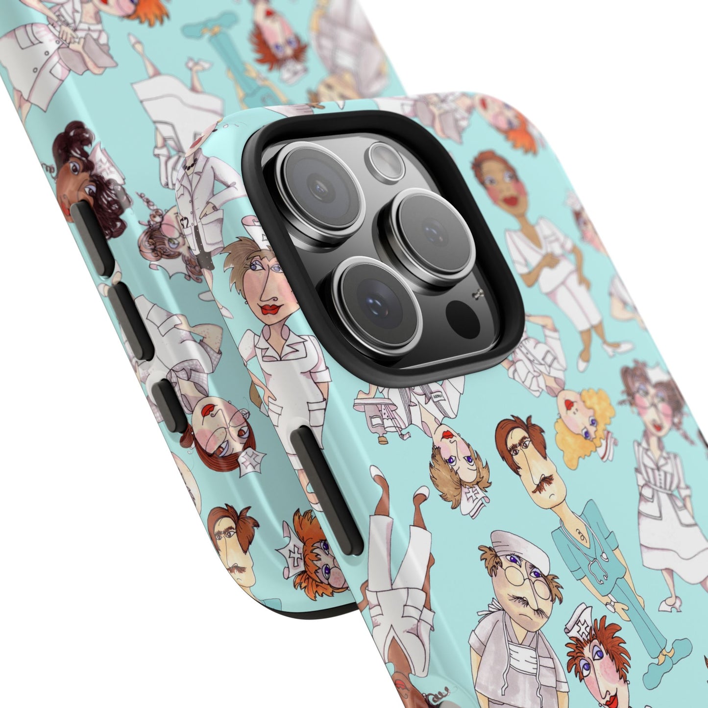 Happy Staff Aqua Phone Case