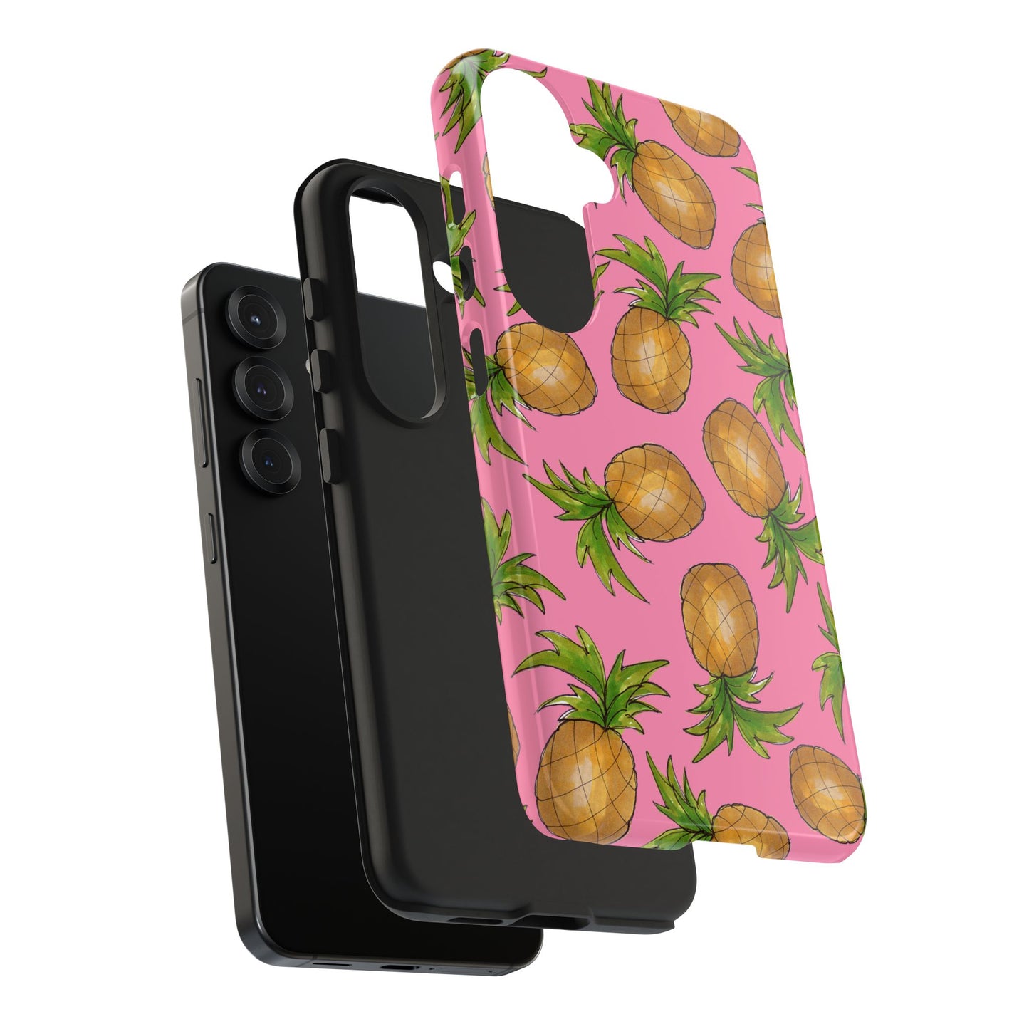 Pineapple Toss Pink Phone Case