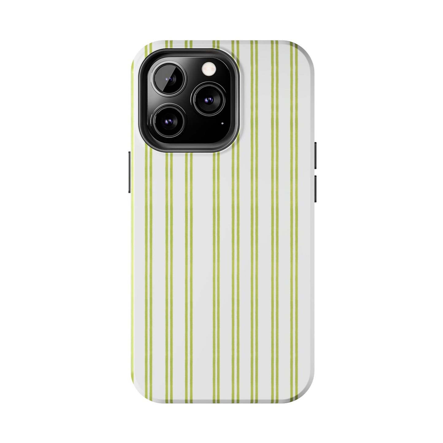 Green Double Stripe Phone Case